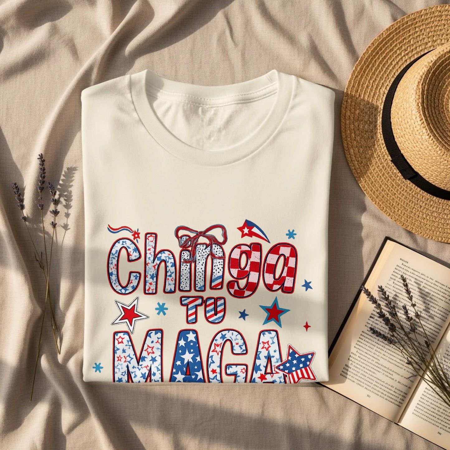 Chinga Tu Maga American Patriotic Graphic Tee product