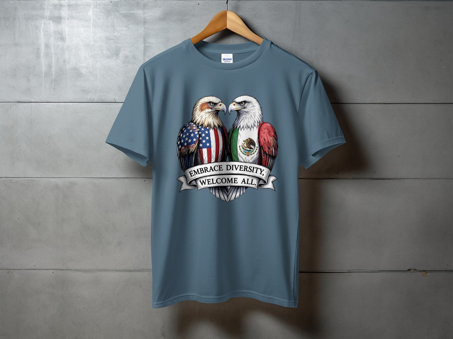 Embrace Diversity Welcome All American Eagles product type