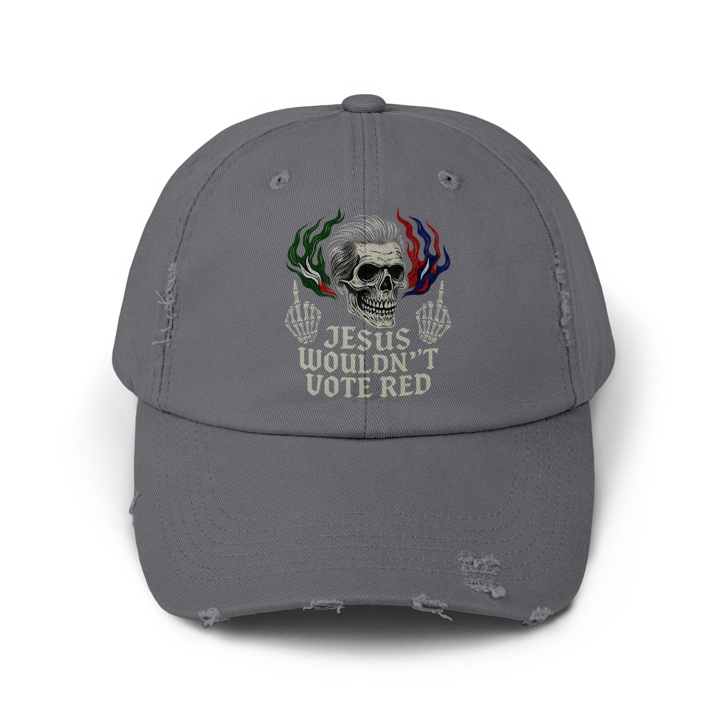 Jesus Wouldn't Vote Red Message Cap product