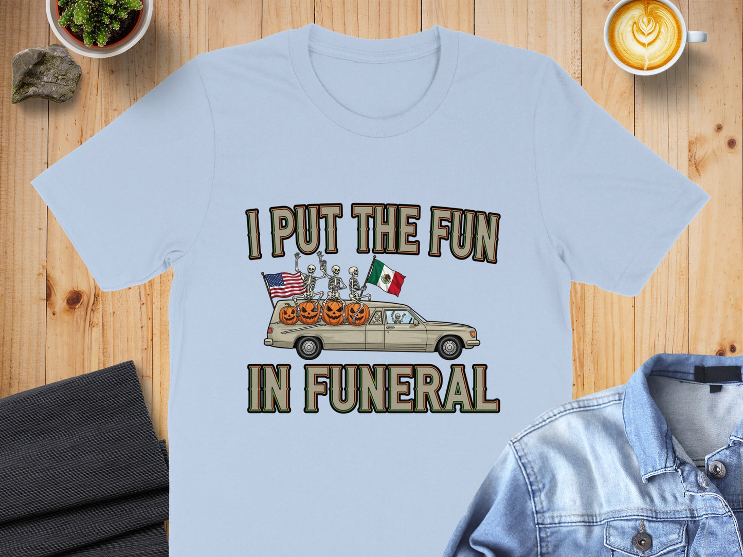 I Put The Fun In Funeral Halloween T-Shirt Product