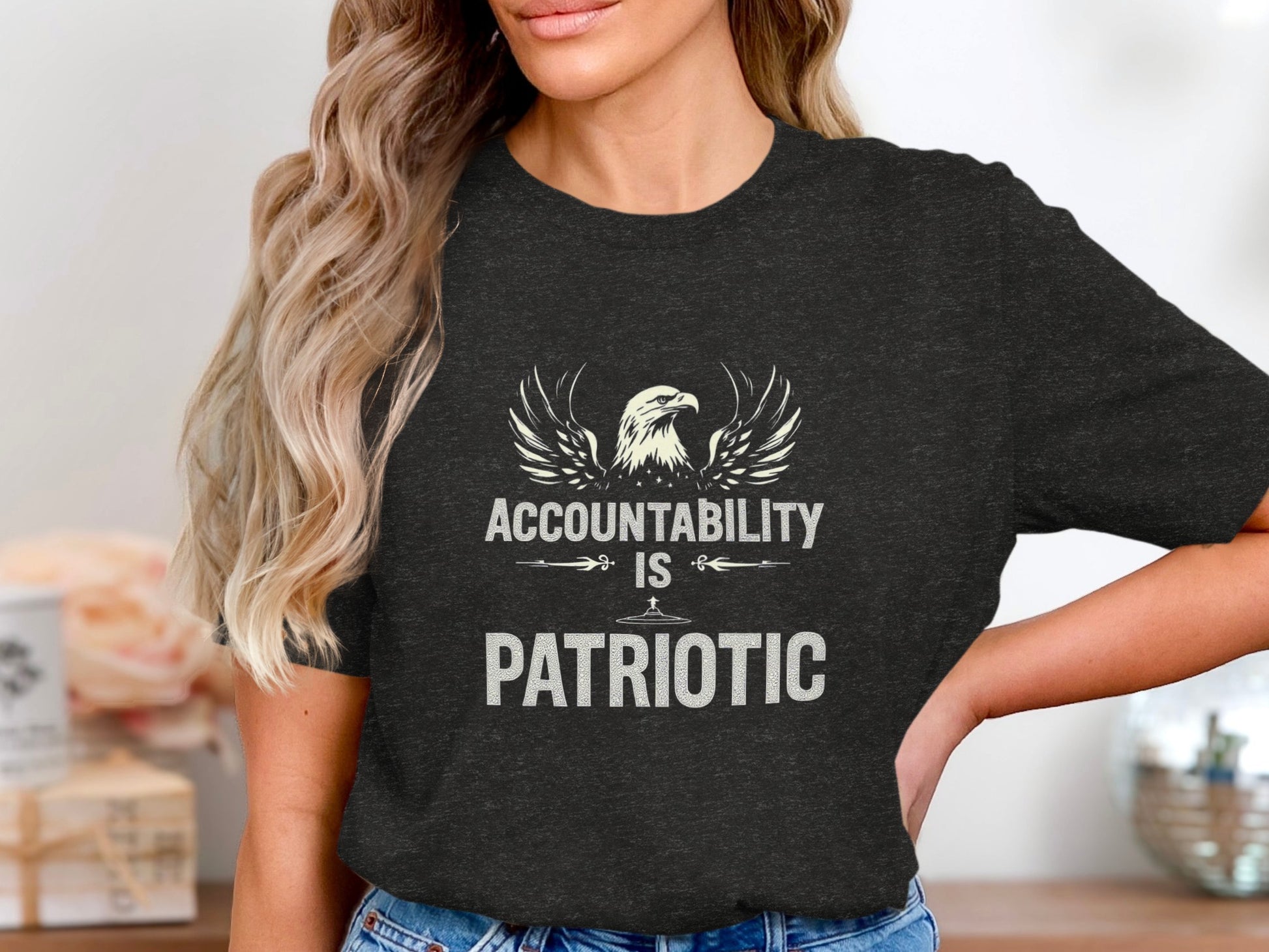 Accountability is Patriotic Statement Shirt Product
