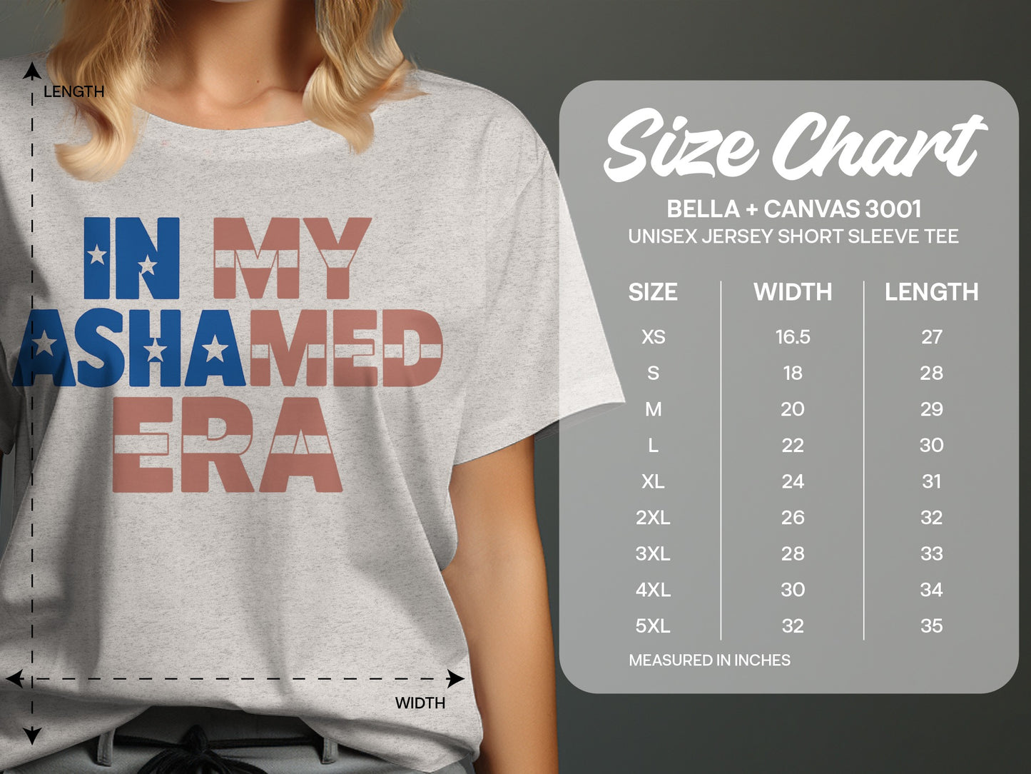 In My Ashamed Era Unisex Jersey Short Sleeve Tee product