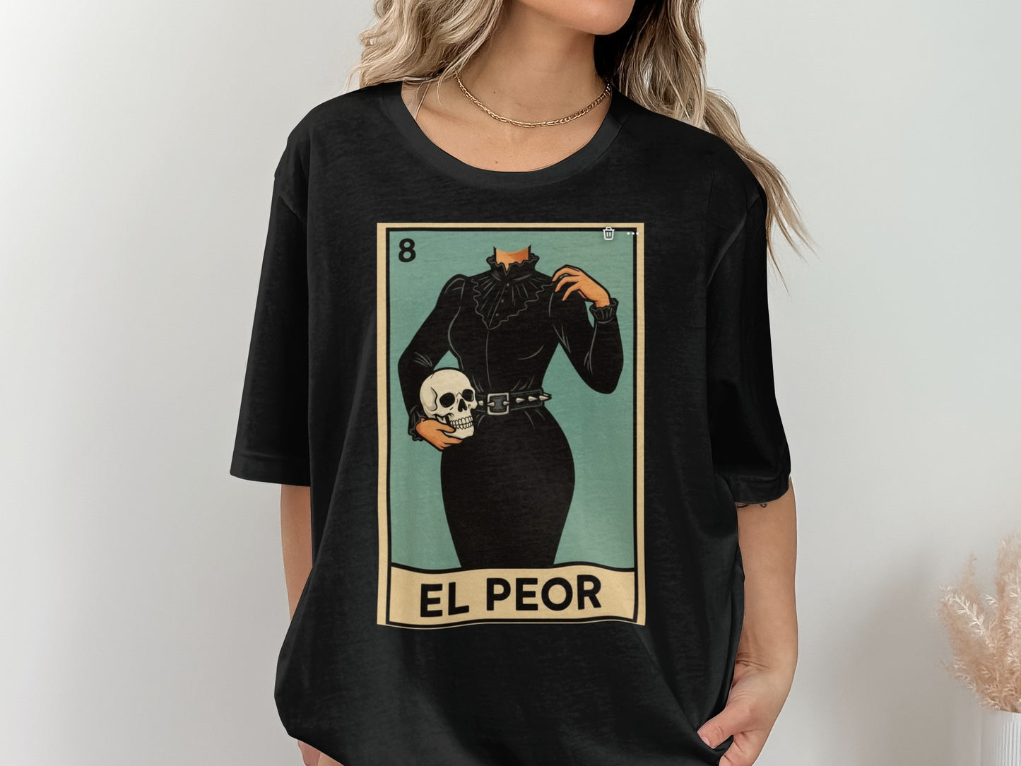 Unique El Peor Graphic Print T-shirt product
