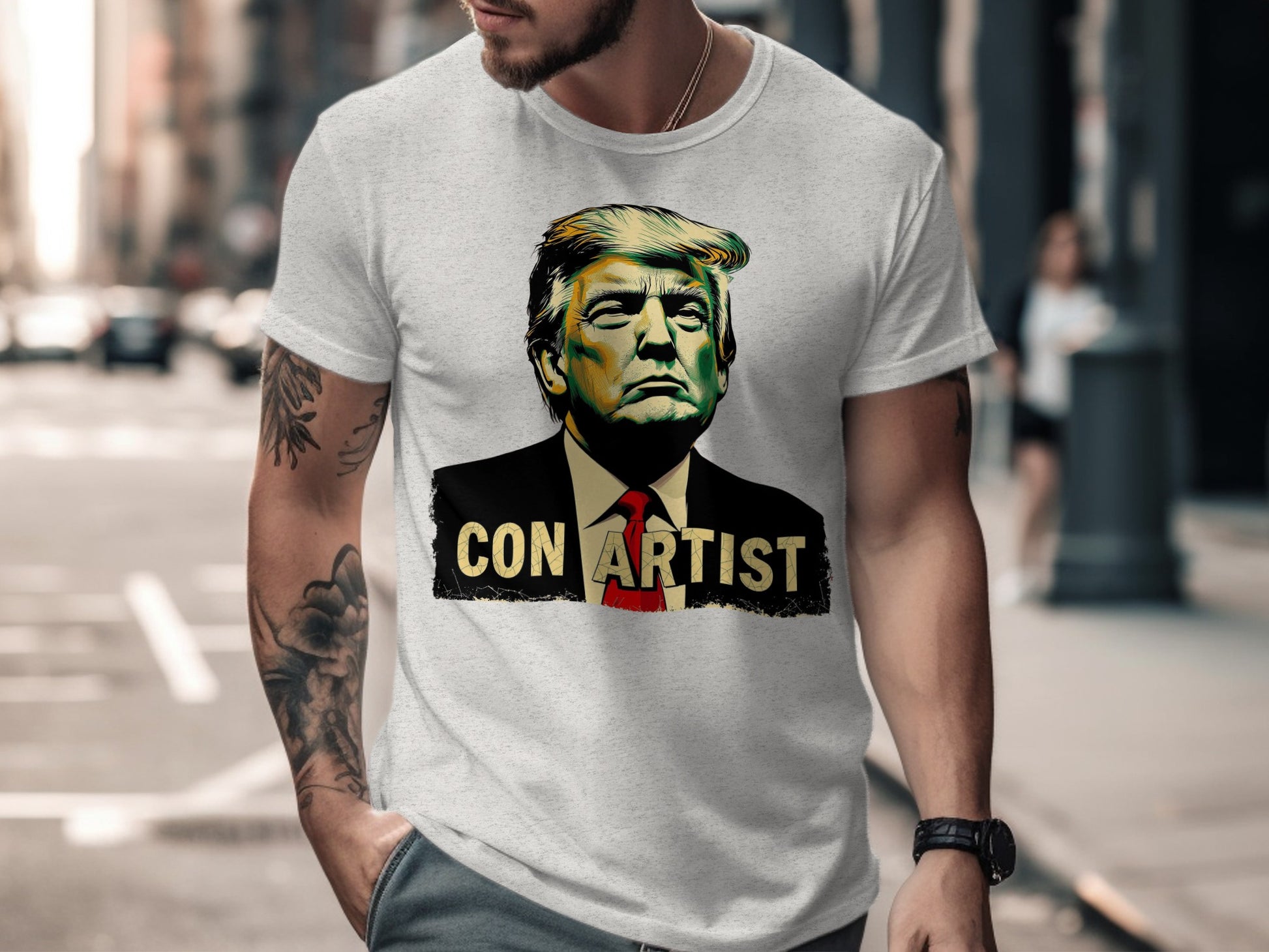 Con Artist Graphic Tee Statement T-Shirt product type