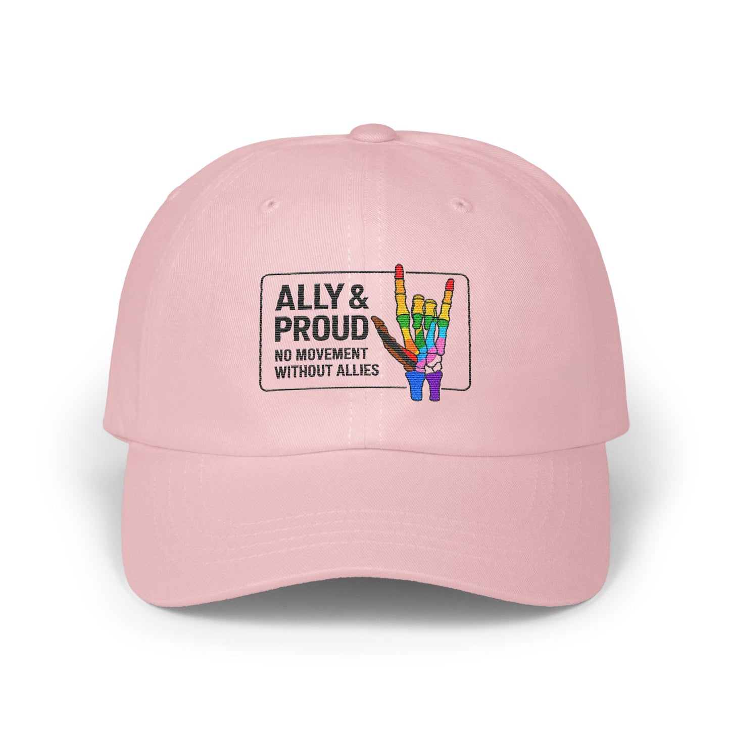 Ally and Proud Pink Statement Cap product