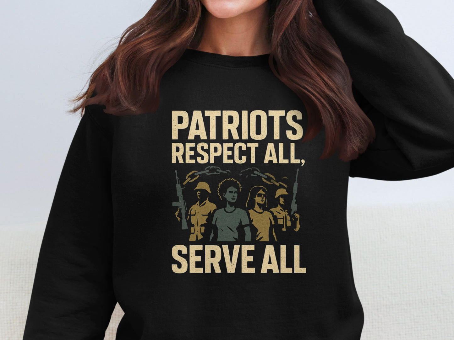 Patriots Respect All Serve All Sweatshirt product type