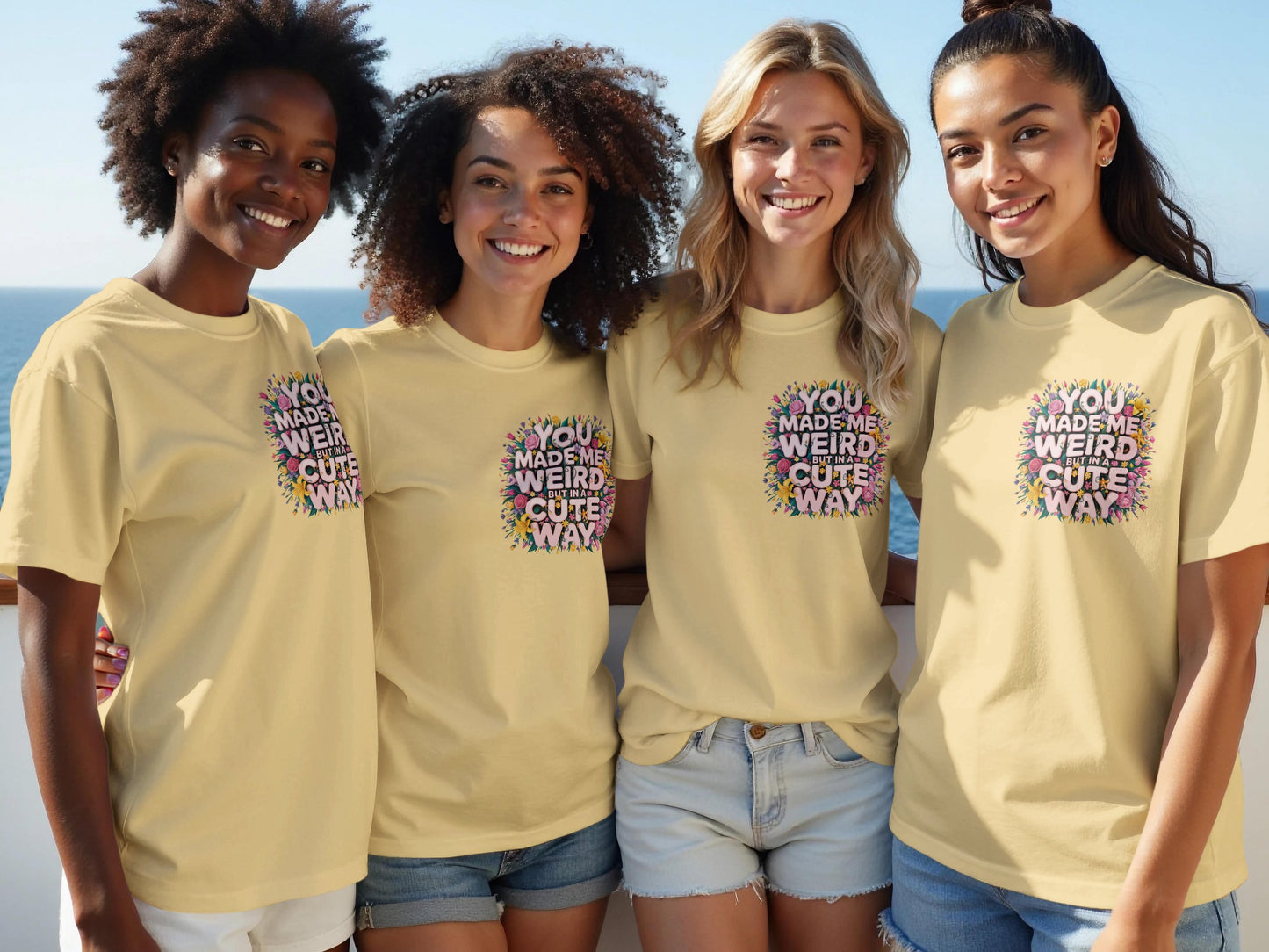 You Made Me Weird Cute Way Graphic T-Shirt product