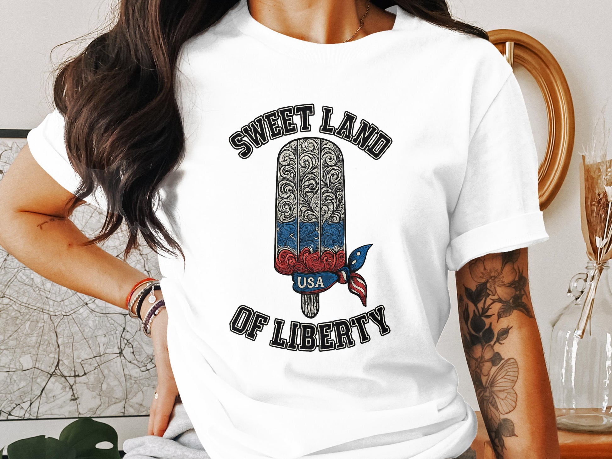 Sweet Land of Liberty USA Patriotic T-Shirt product