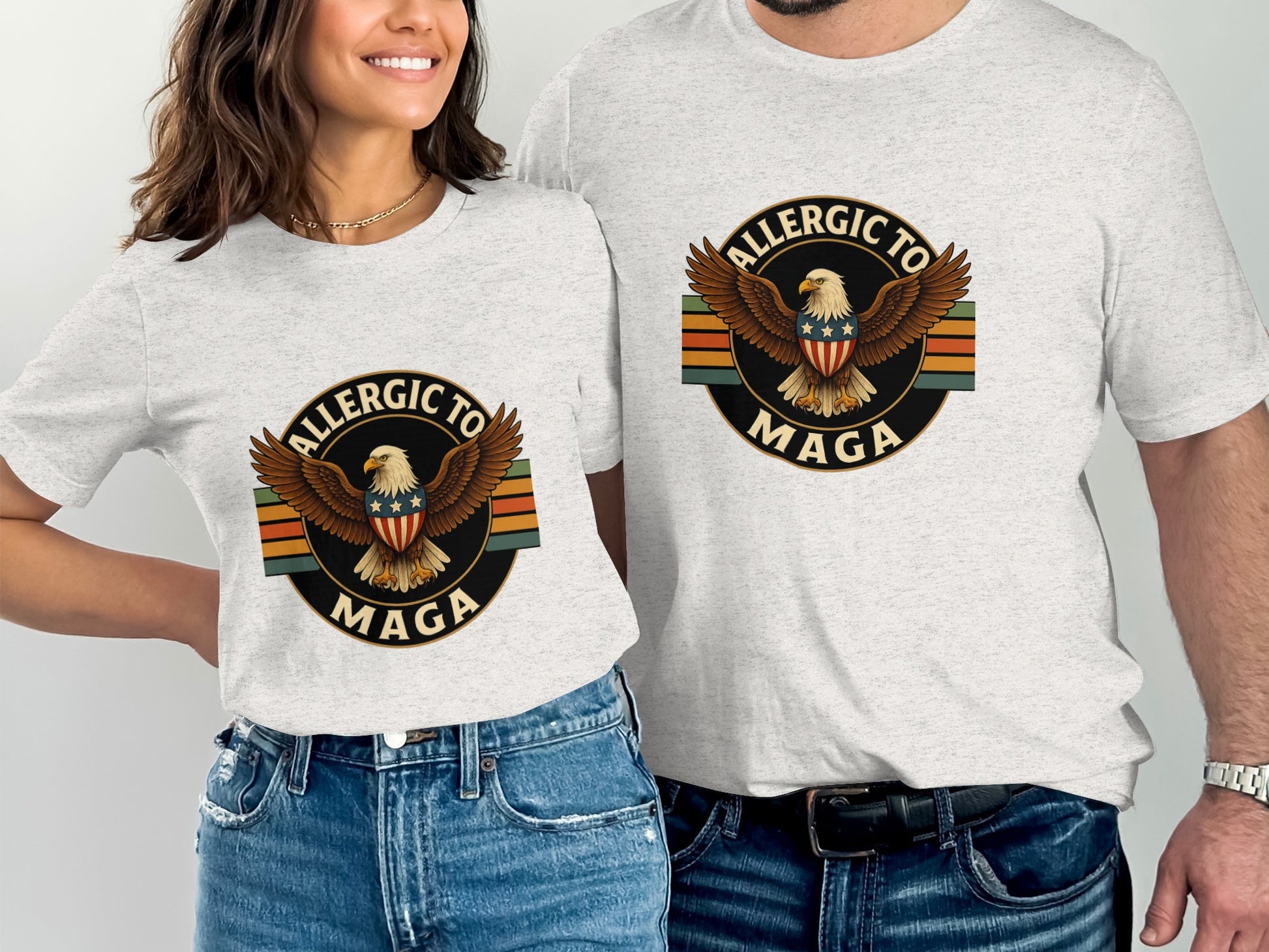 Allergic to MAGA Graphic T-shirt product type