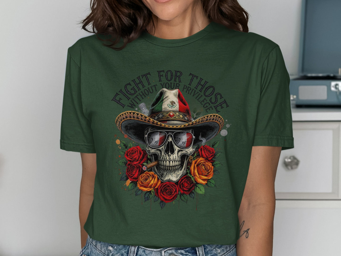 Distinctive Graphic Tee Fight for Those Shirt product type