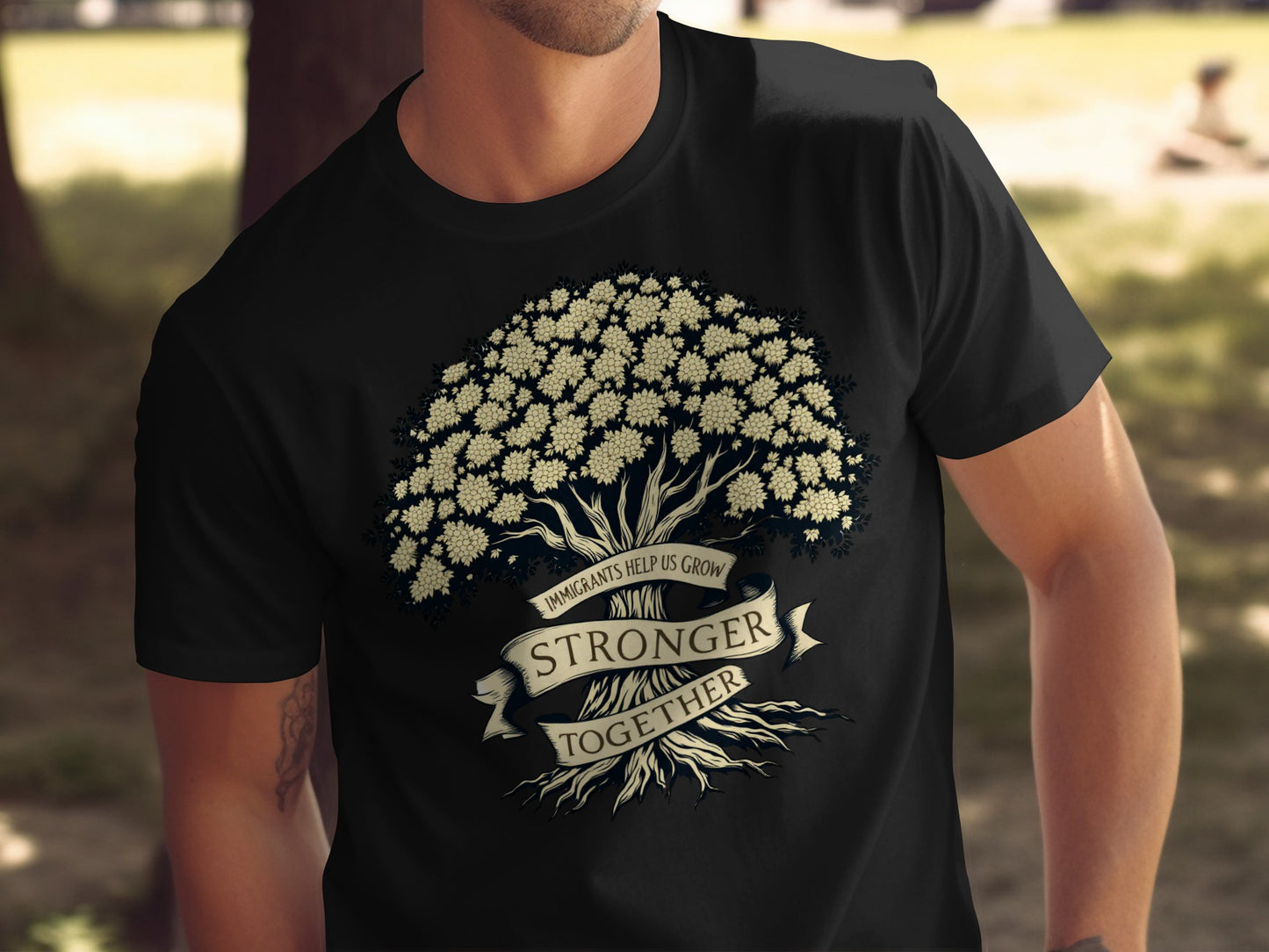 Immigrants Help Us Grow Stronger Together T-shirt product