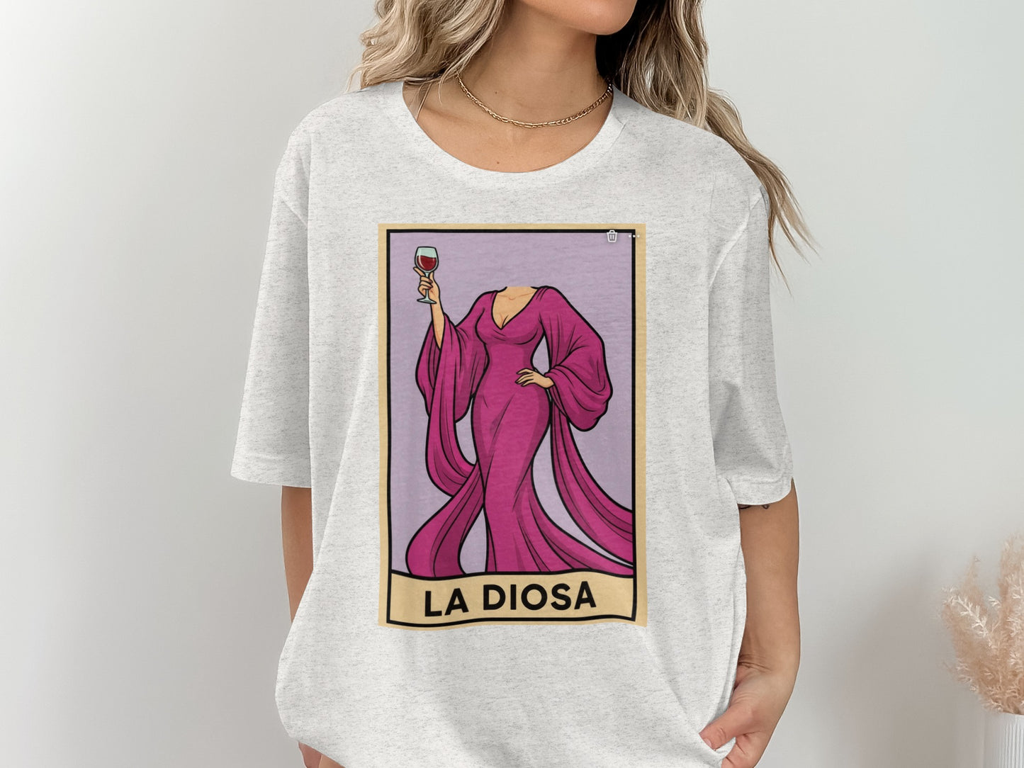 La Diosa Tarot Card Graphic Oversized T-Shirt product type