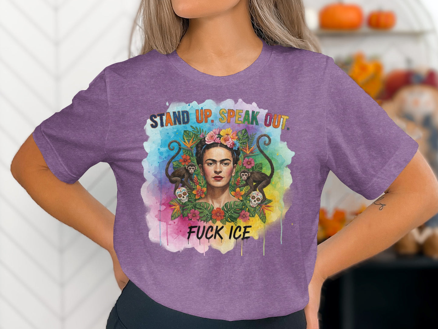 Stand Up Speak Out Fuck Ice T-shirt product