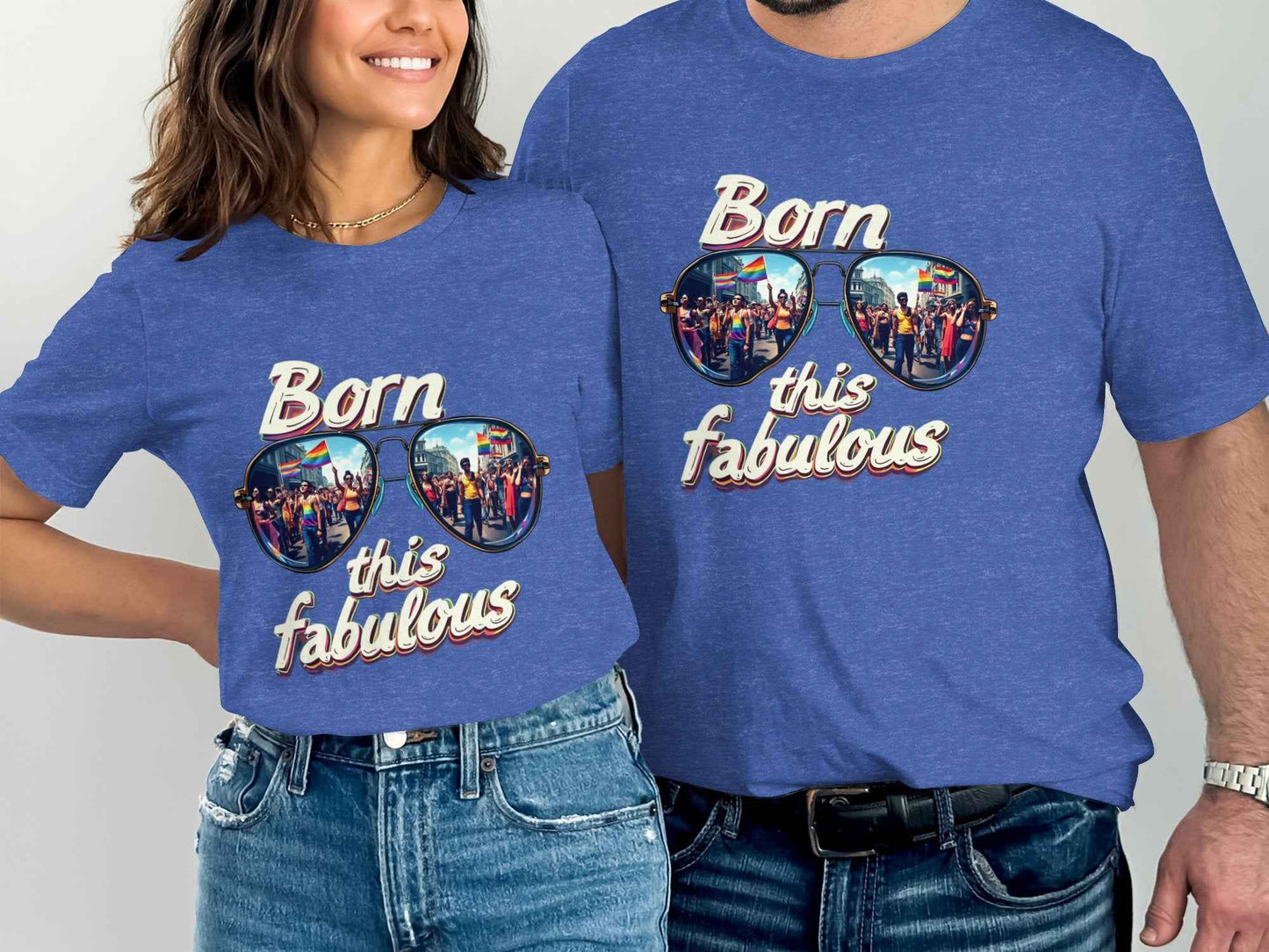 Pride Shirts: Born Fabulous LGBTQ+ Graphic Tee