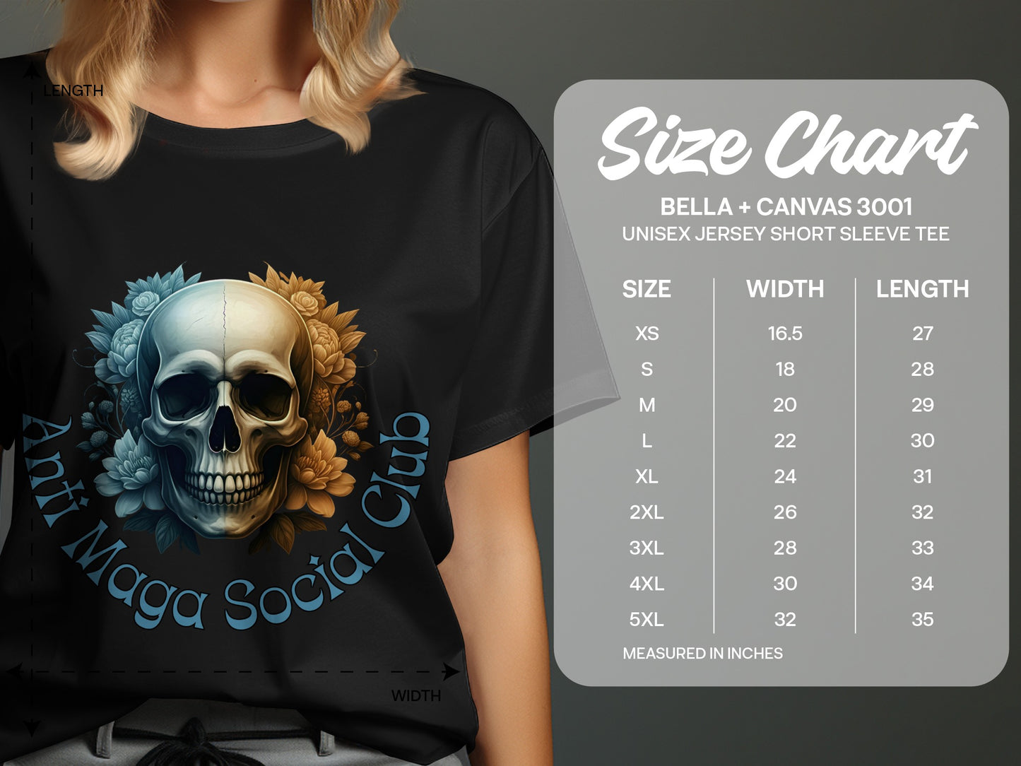 Anti Maga Social Club Skull Graphic Tee product