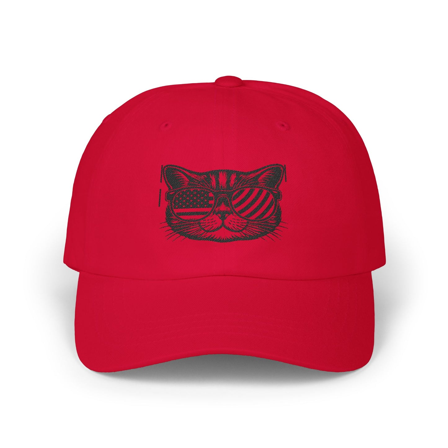 Cool Cat Cap, Vintage Cat Hat, Unisex Adjustable Cap, Perfect Gift, Casual Outdoor Style