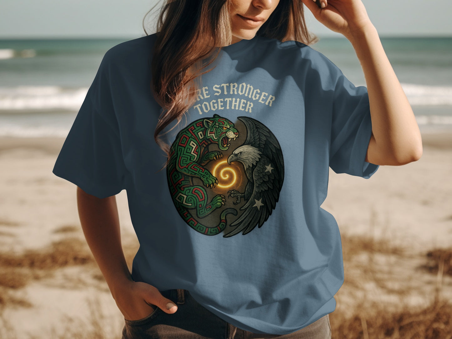 We Are Stronger Together Dragon Eagle T-shirt product