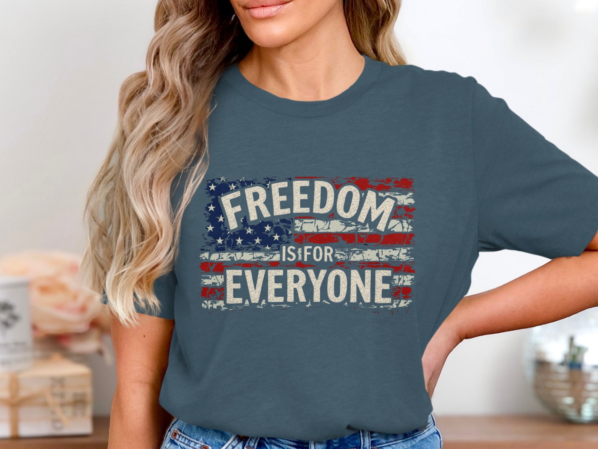Freedom Is For Everyone Patriotic Shirt Product