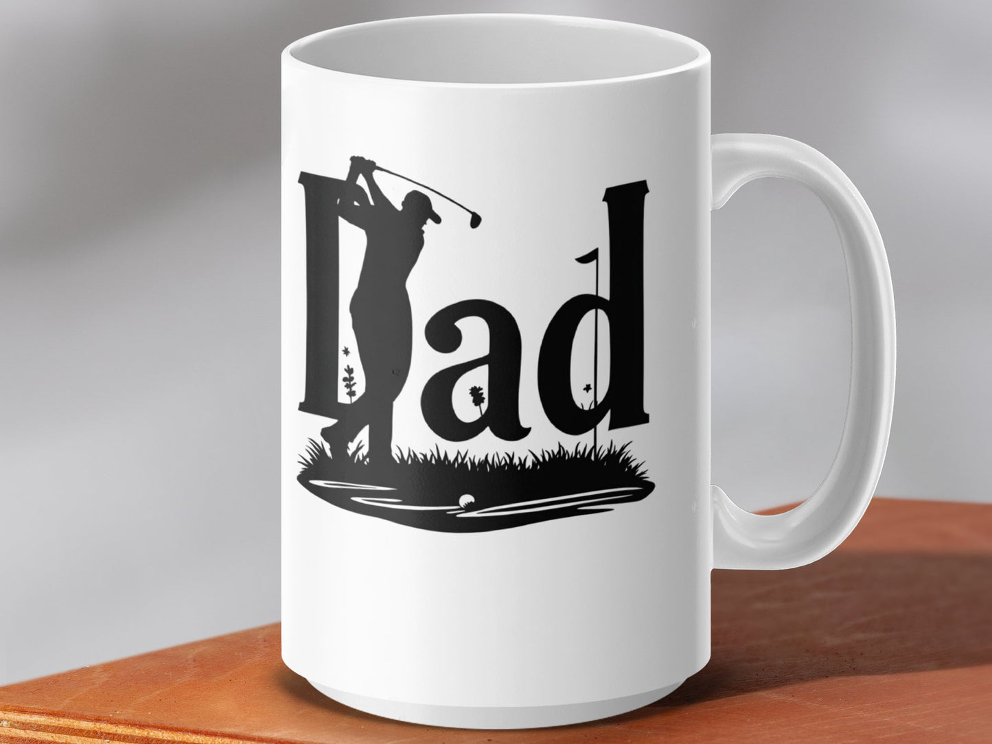Dad Golf Themed Coffee Mug Perfect Father's Day product