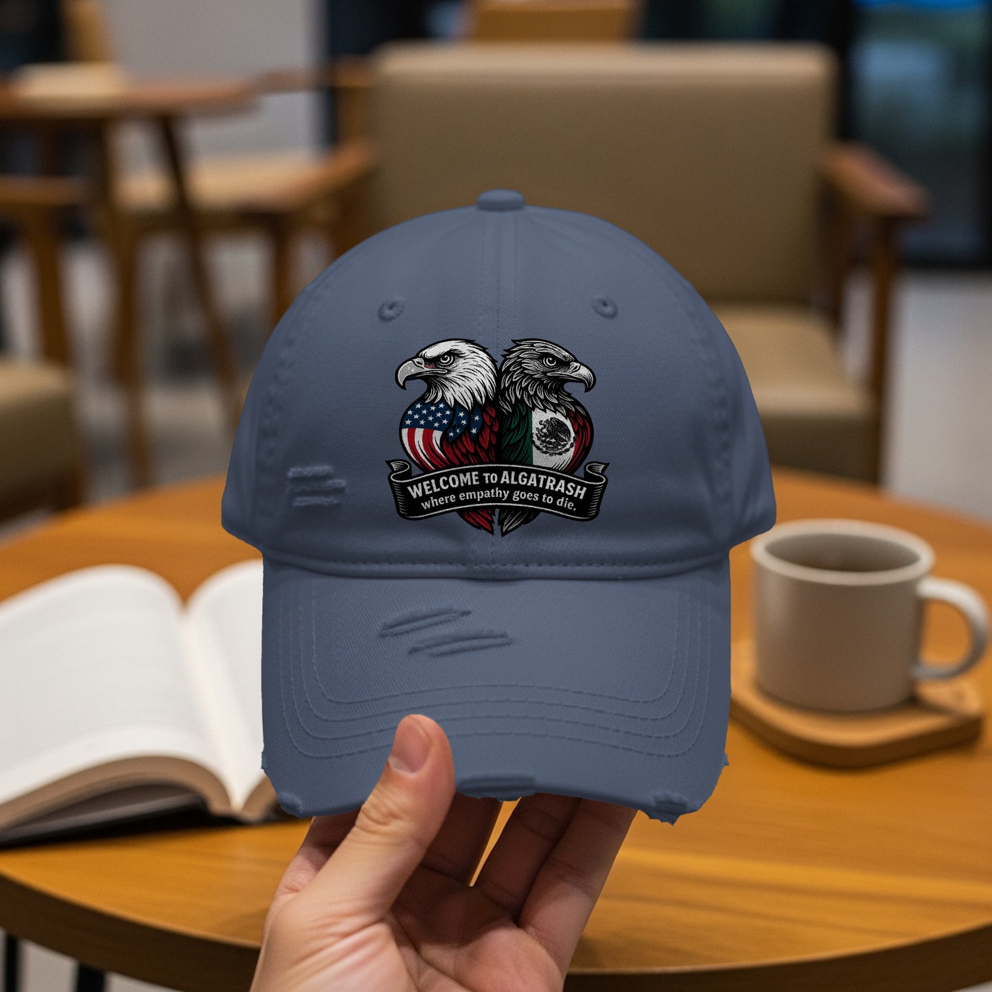 Welcome to Alatrash Where Empathy Goes to Die hat product