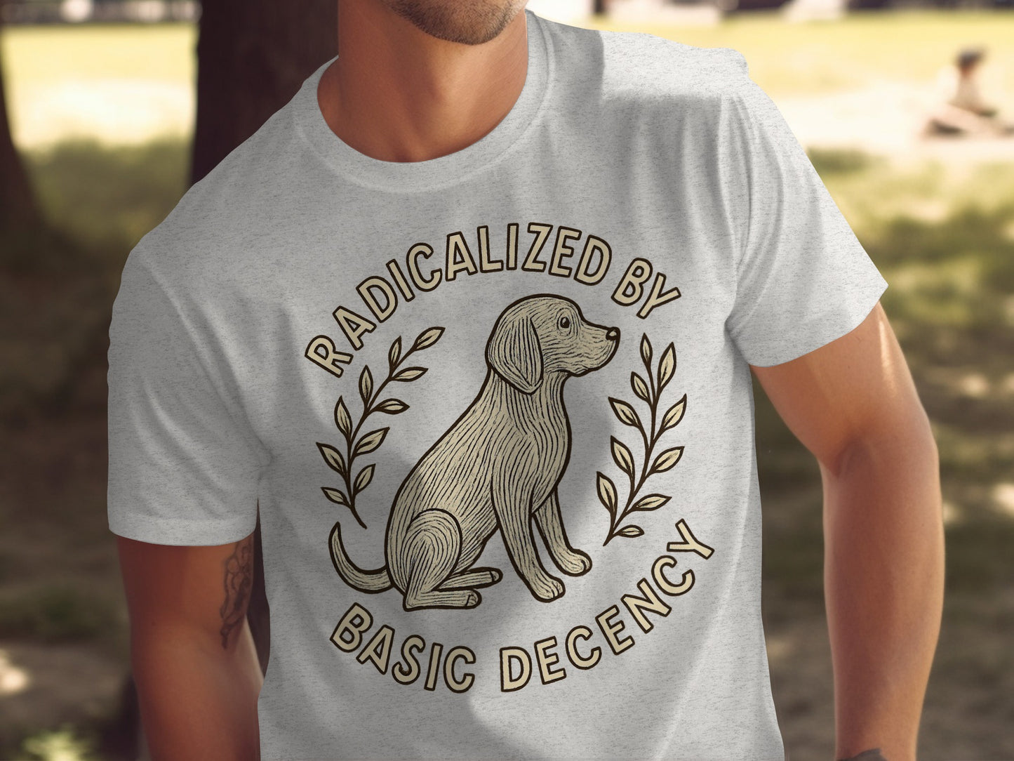 Radicalized by Basic Decency T-shirt product type