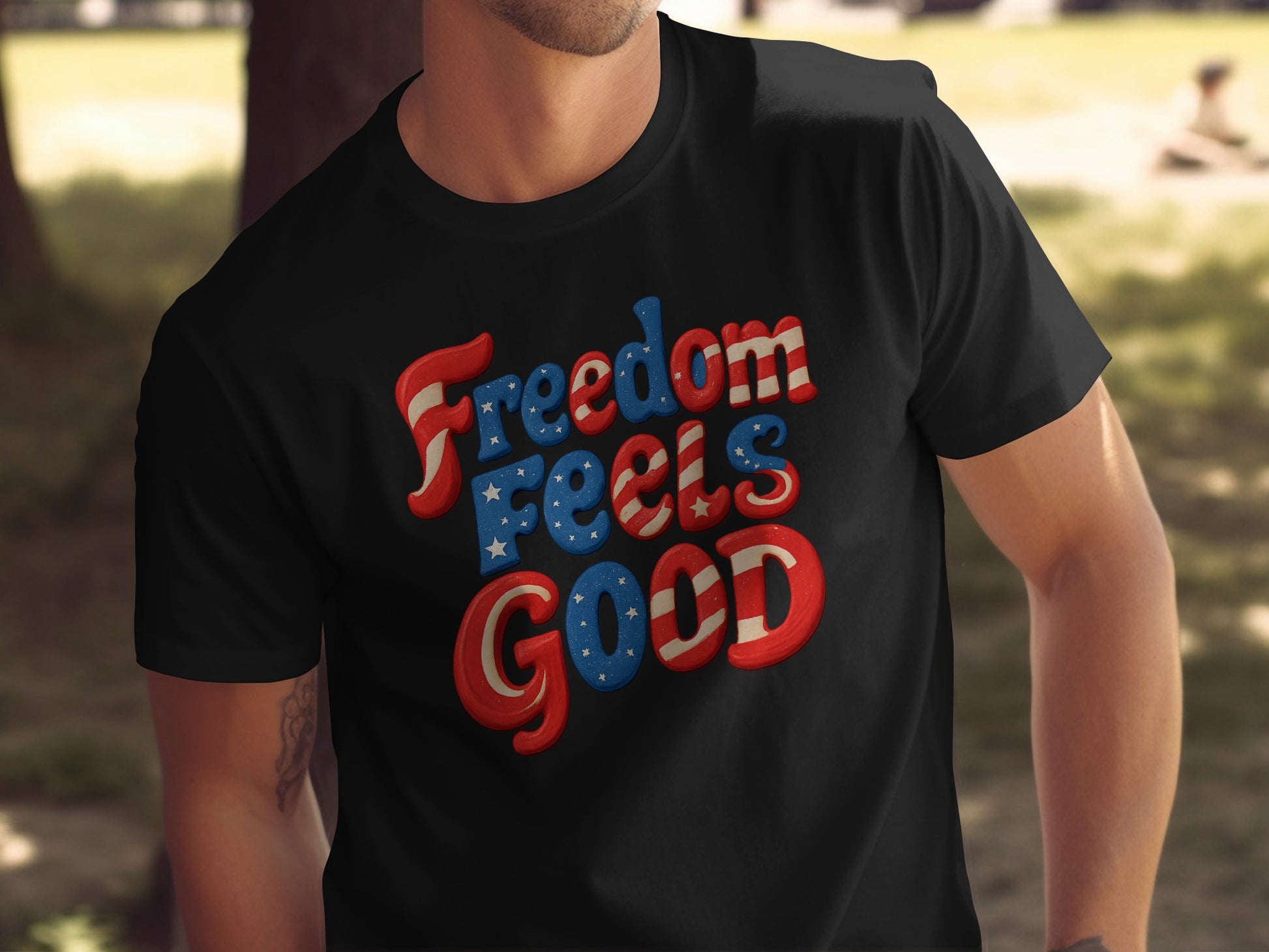 Freedom Feels Good Graphic T-Shirt product type