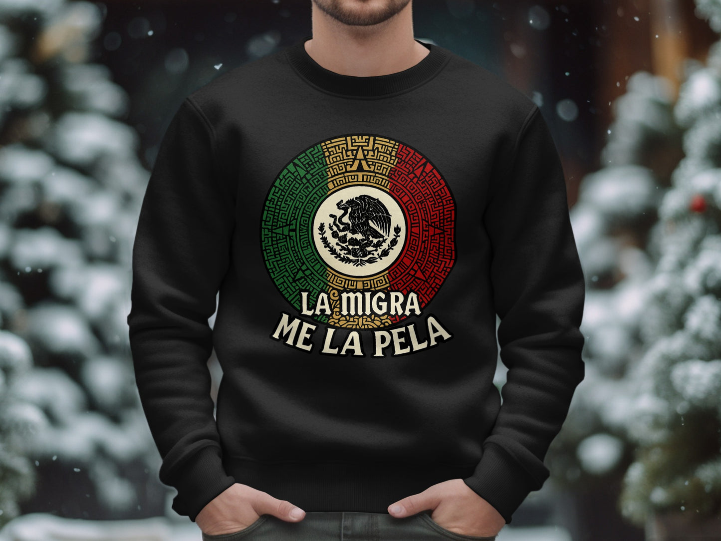 La Migra Me La Pela Statement Sweatshirt product type