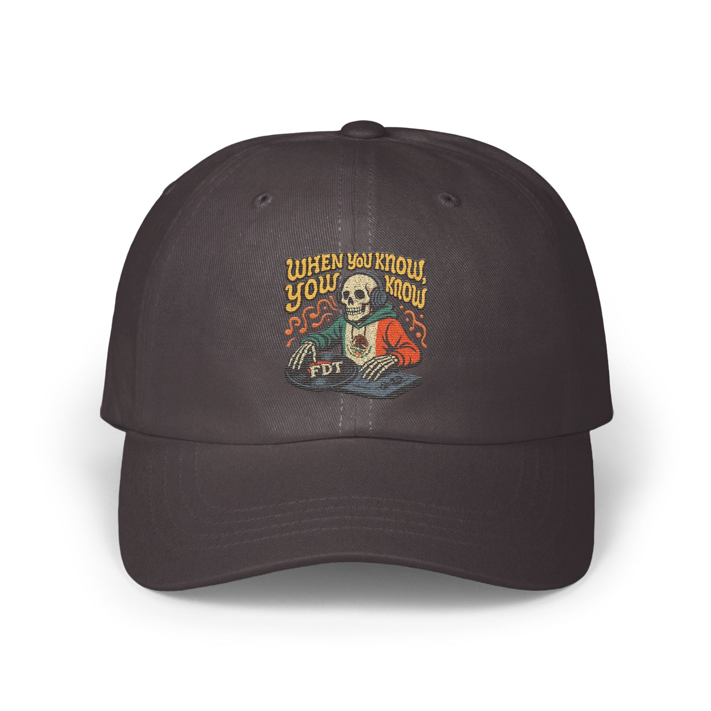 When You Know You Know Trendy Skull Hat product type