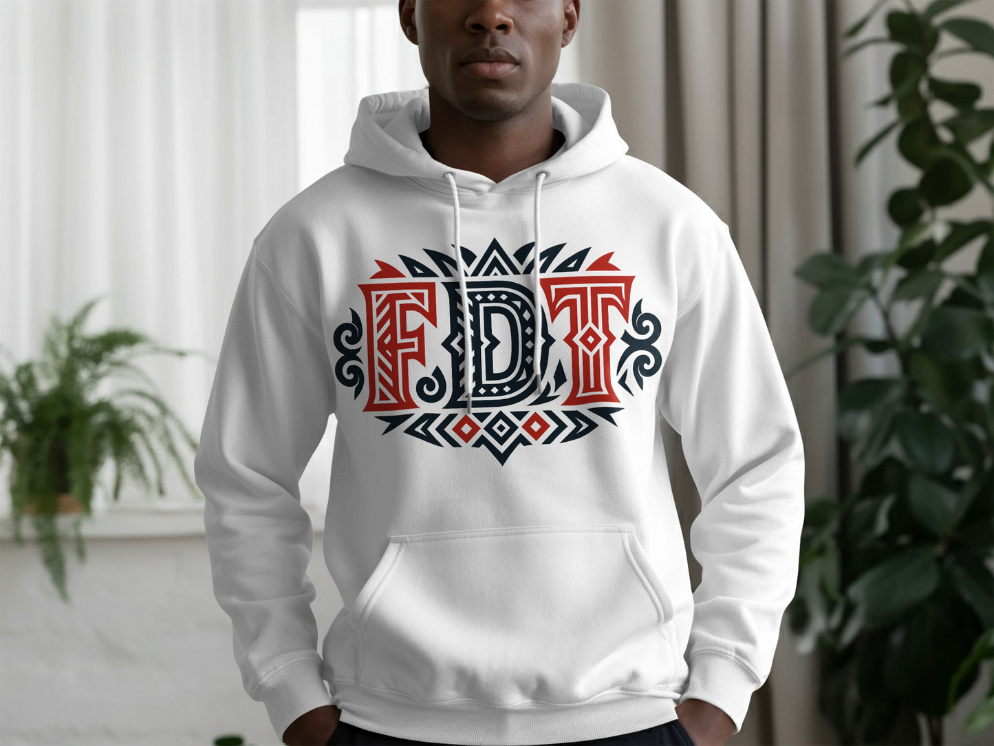 Stylish FDT Bold Graphic Design Comfortable Hoodie Product