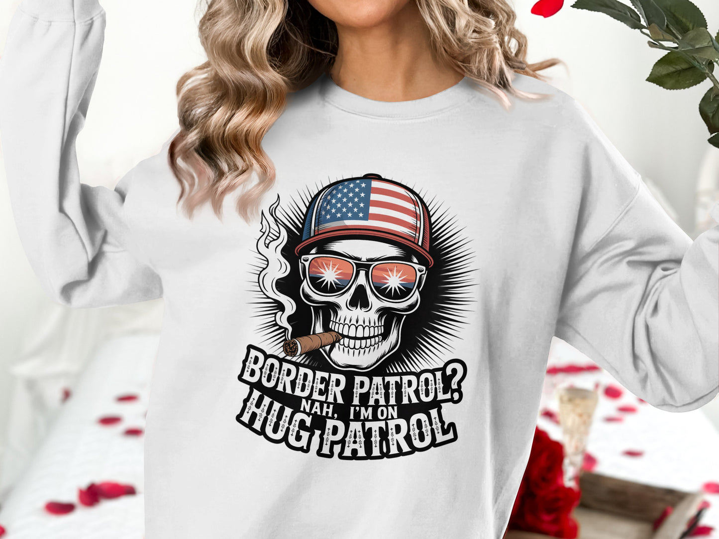 Border Patrol Nah I'm On Hug Patrol Printed Clothing product