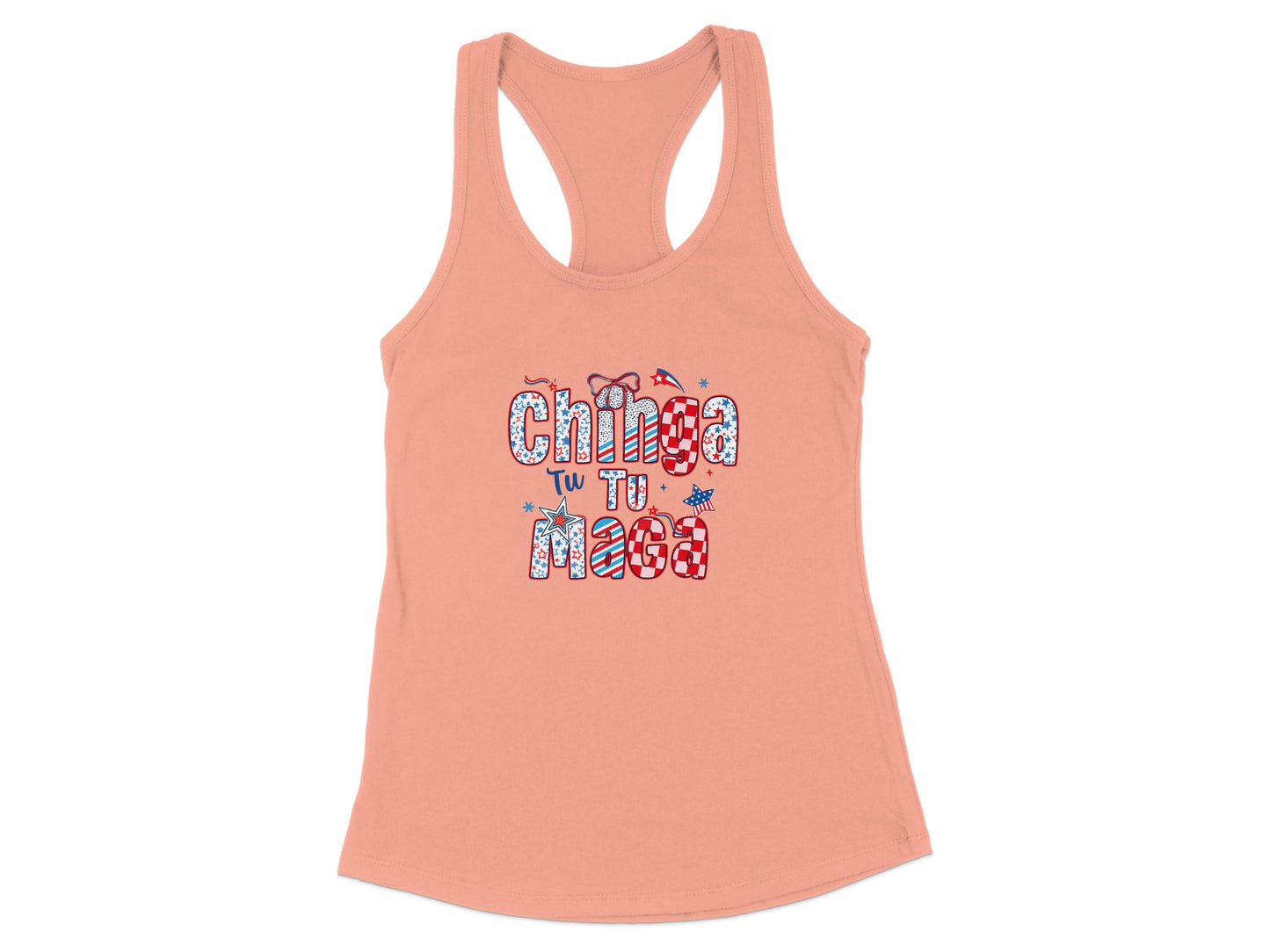 Chillin With My Moms Fun Patriotic Tank Top product type