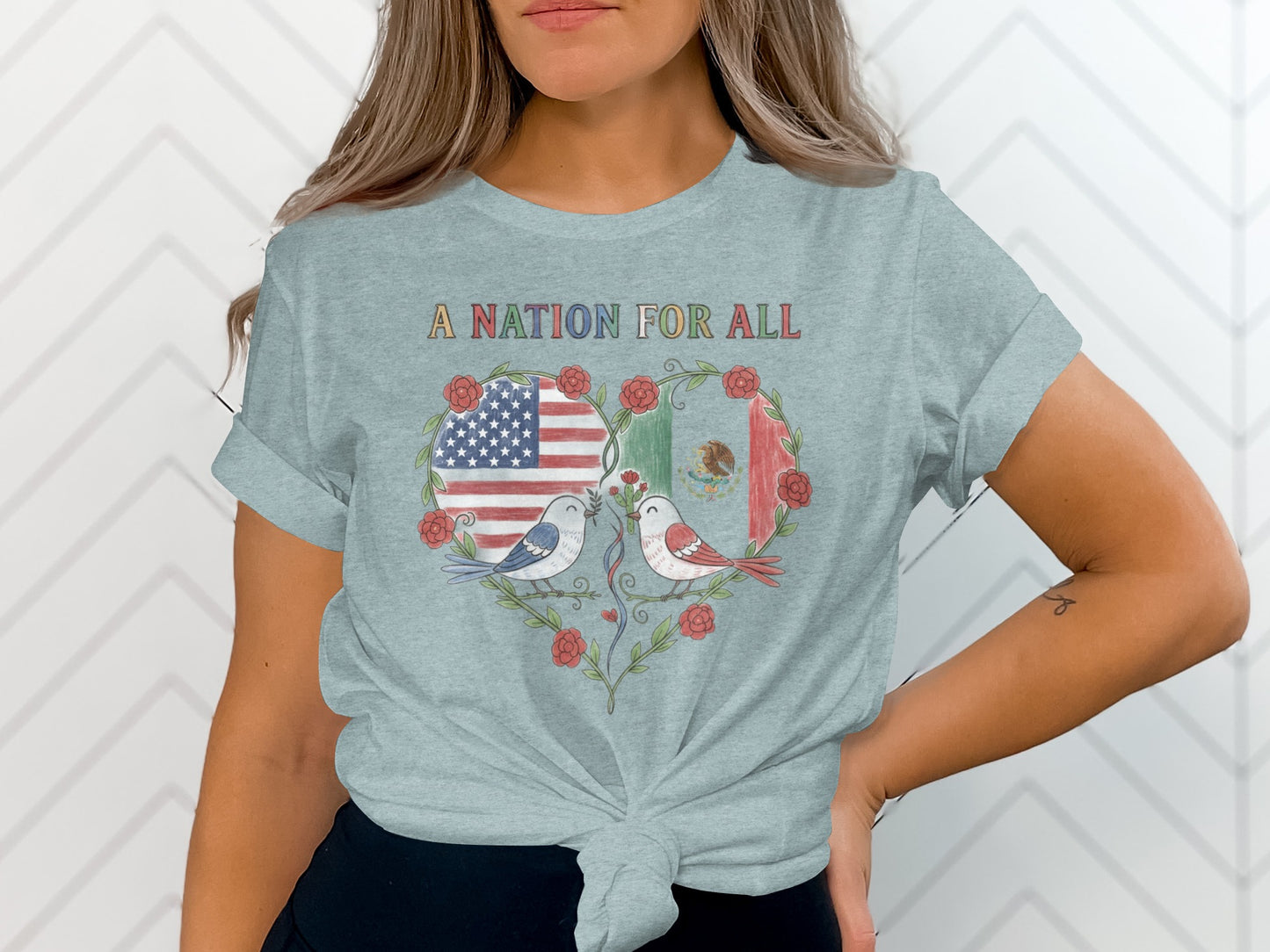 A Nation For All Graphic Short Sleeve Shirt product