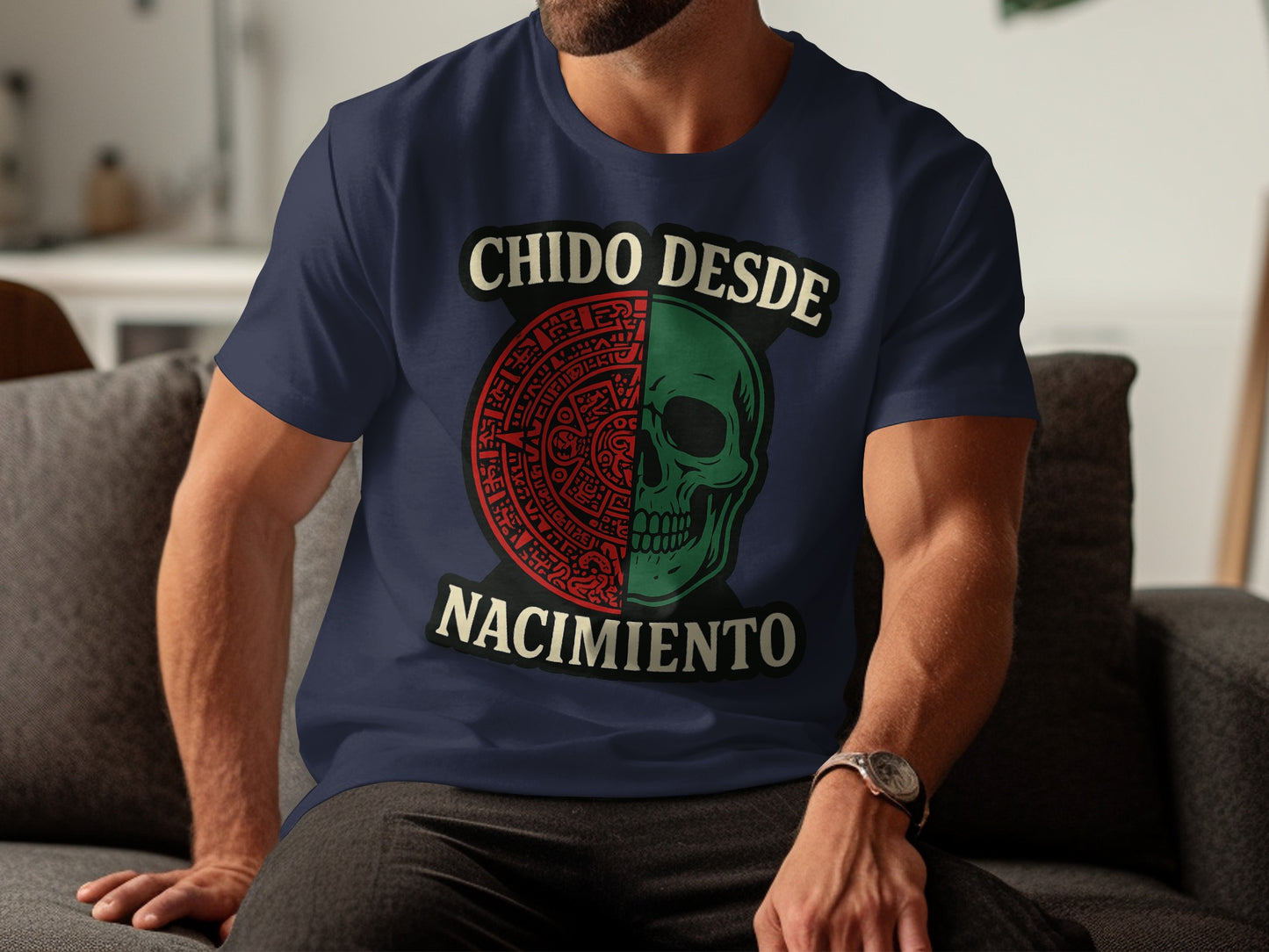Chido Desde Nacimiento Skull Graphic T-Shirt product