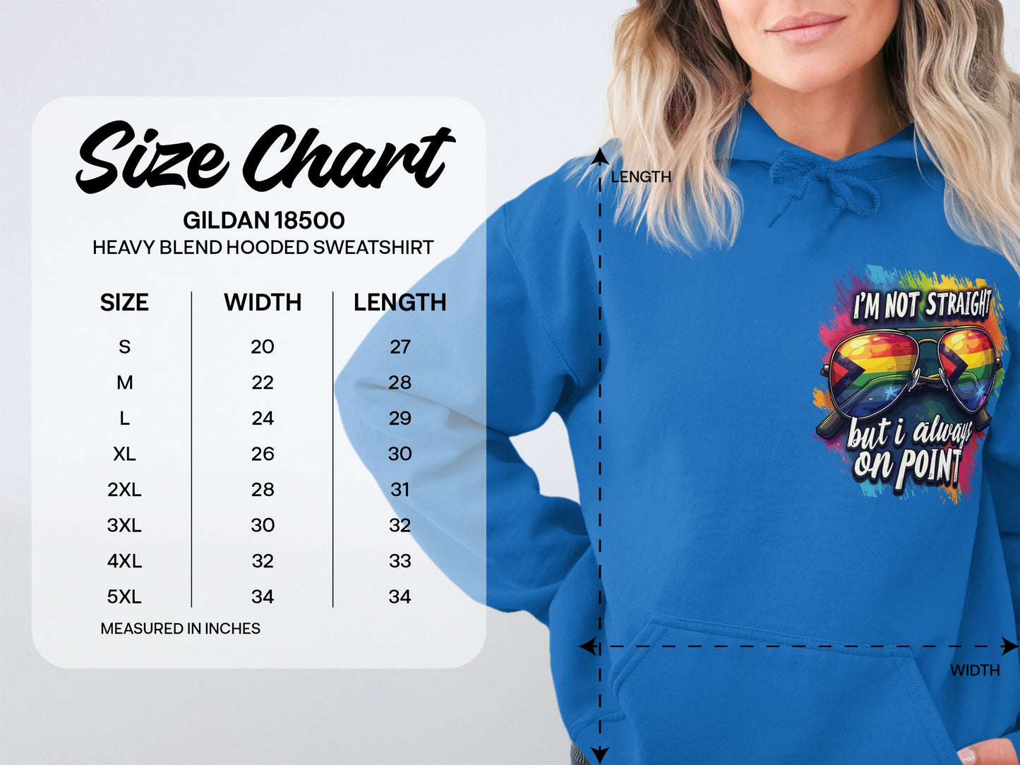 I'm Not Straight But Always On Point Sweatshirt product