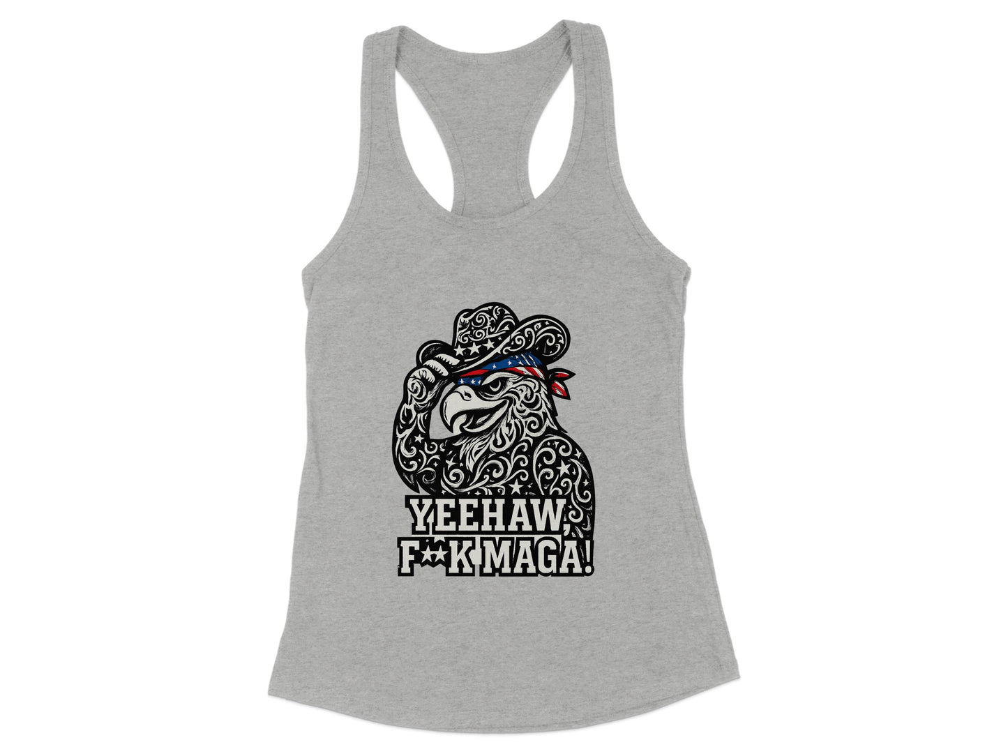 Yeehaw F**k Maga Cowboy Graphic Tank Top product