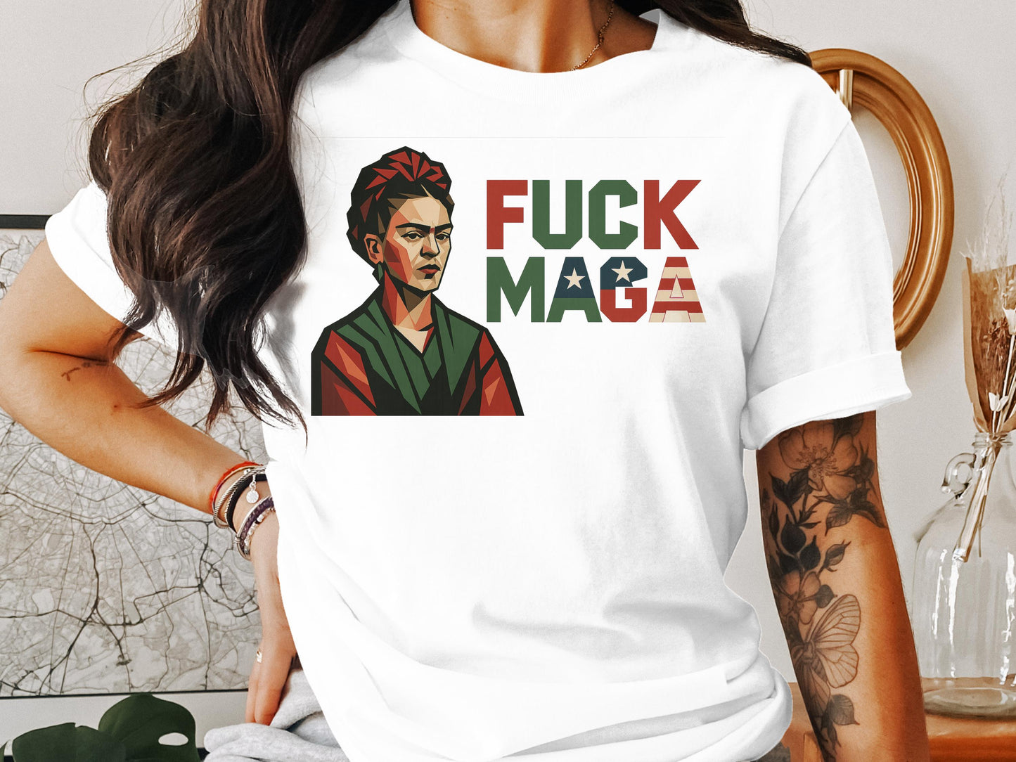 Political Statement Anti-Trump Graphic T-Shirt product