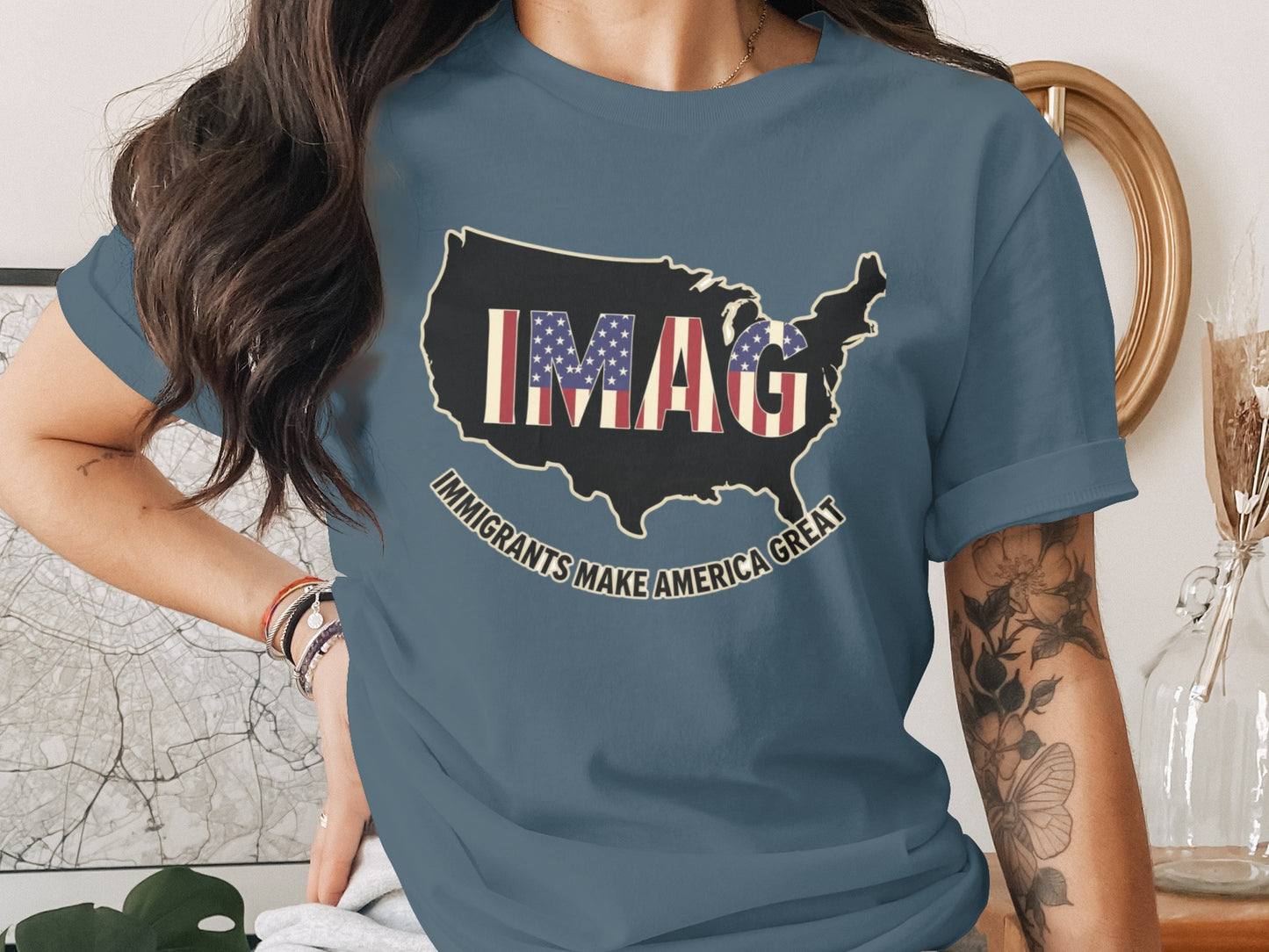 Immigrants Make America Great Graphic Tee product