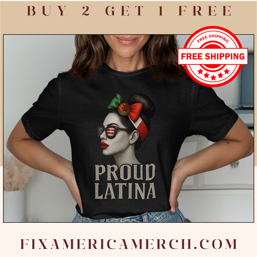 Proud Latina Graphic T-Shirt Buy 2 Get 1 Free product type