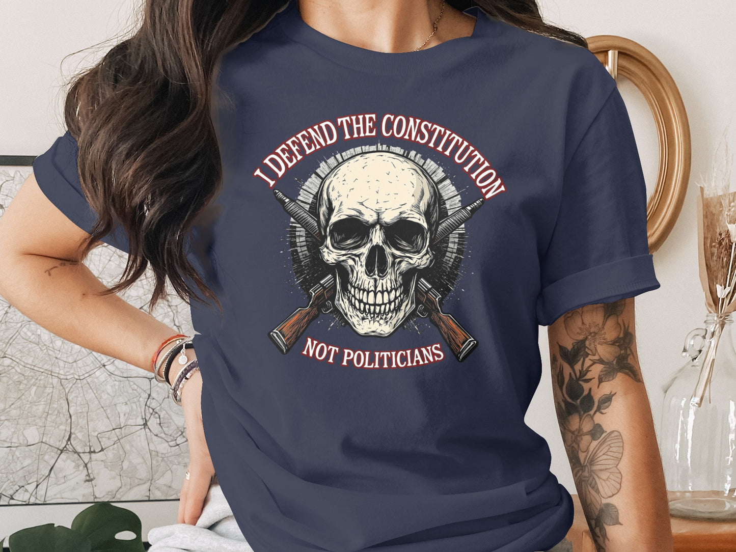 I Defend The Constitution Not Politicians T-shirt