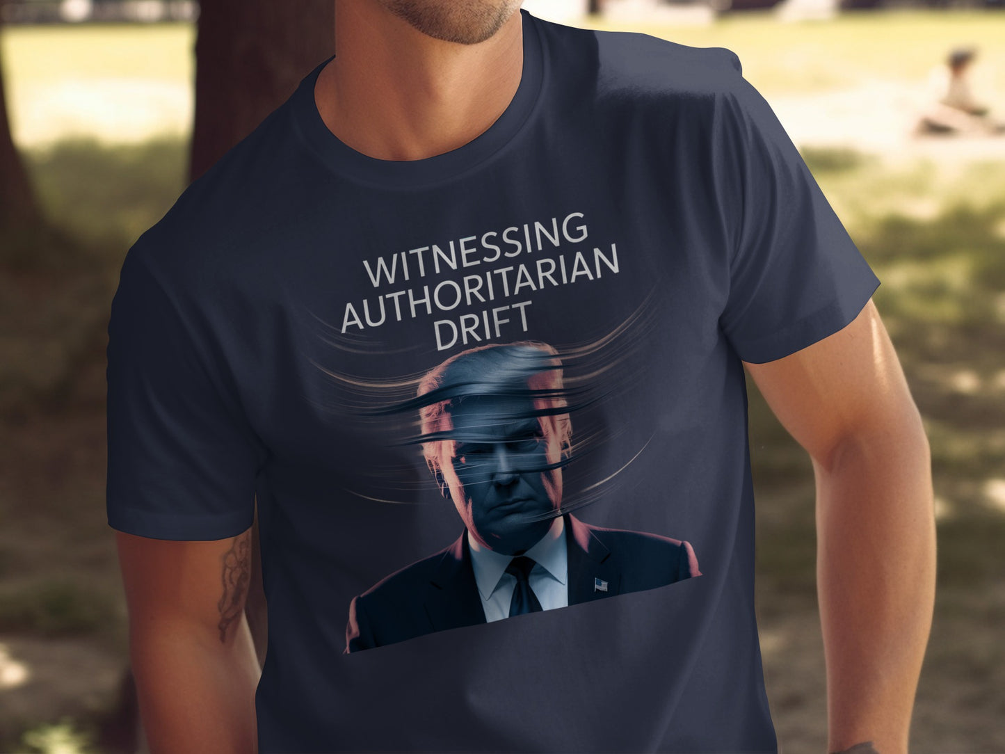Witnessing Authoritarian Drift Graphic Shirt product