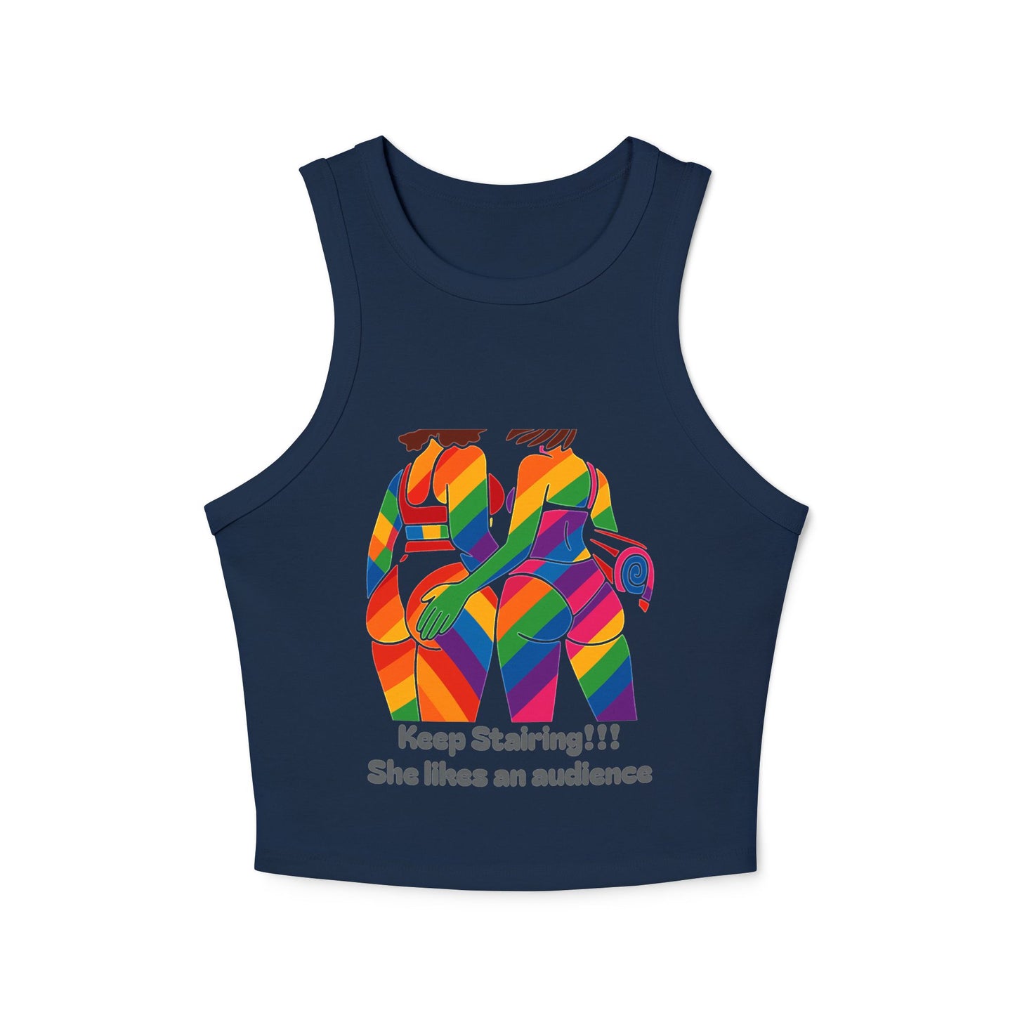 Pride tank top Vibrant Art Racerback Tank, Colorful Summer Top, LGBTQ+ Pride Apparel, Festival Wear, Casual Summer Outfit, Unique Gift Idea