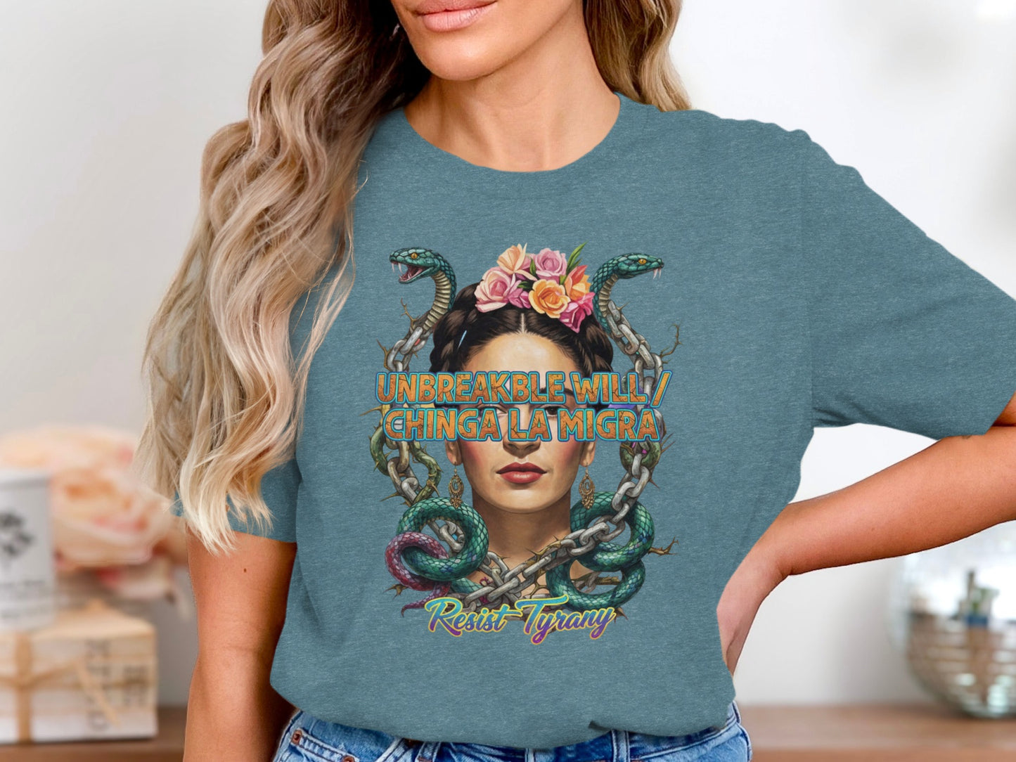 Unbreakable Willy Chinga La Migra Resist Tyranny product type
