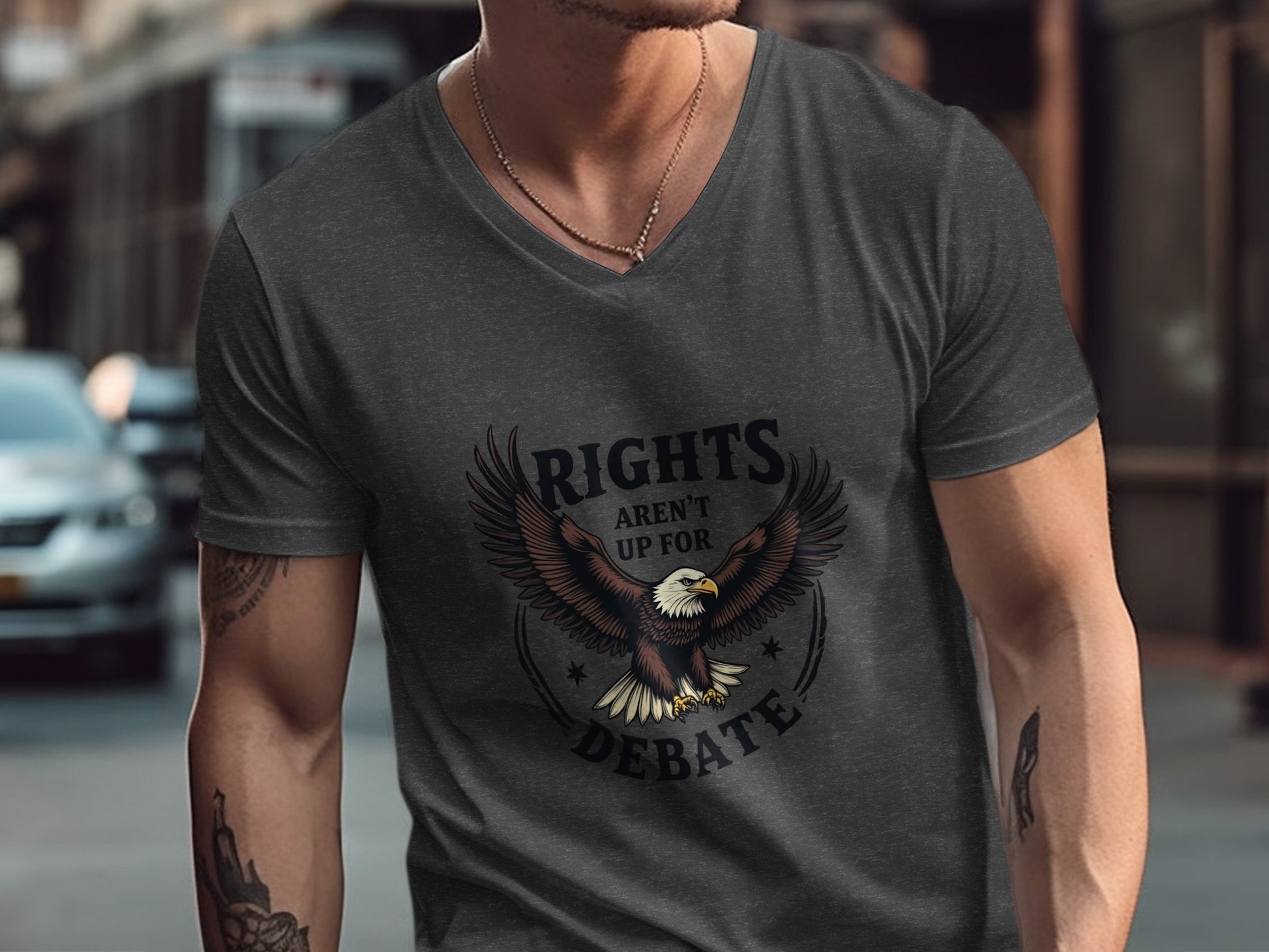 Rights Aren't Up For Debate Eagle Design T-shirt product