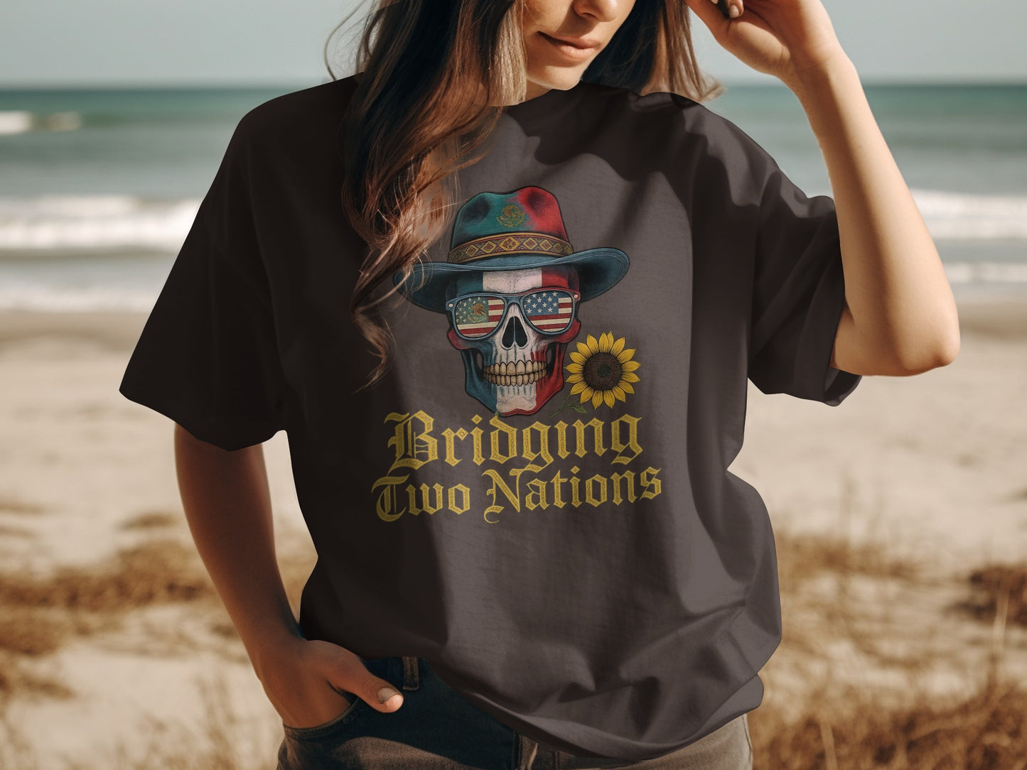 Bridging Two Nations Graphic Tee Shirt product type