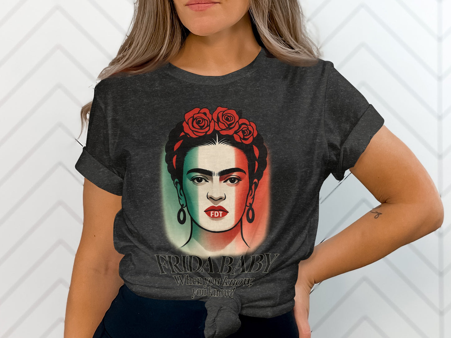 Frida Baby Graphic Tee with Roses T-Shirt product