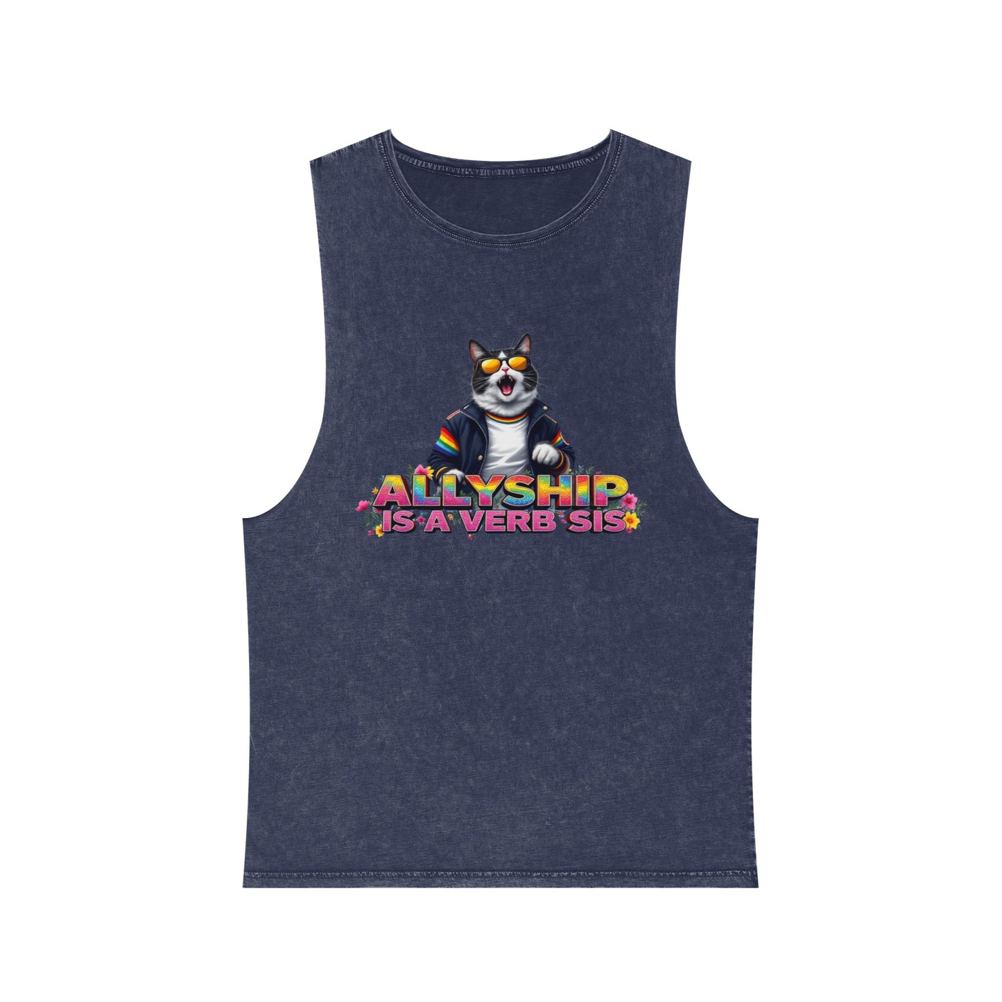 Unisex Stonewash Tank Top