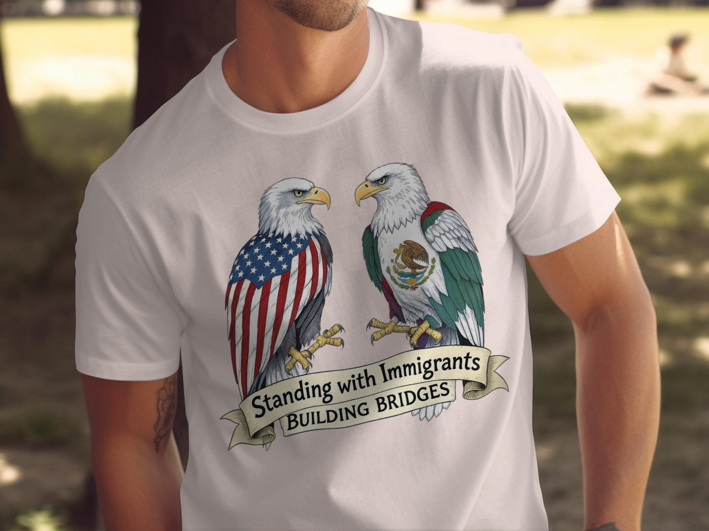 Standing with Immigrants Building Bridges product type