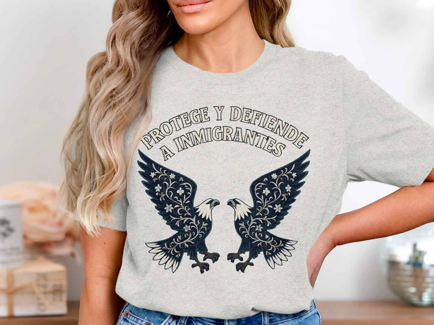 Protege Y Defiende A Inmigrantes Statement Shirt product type