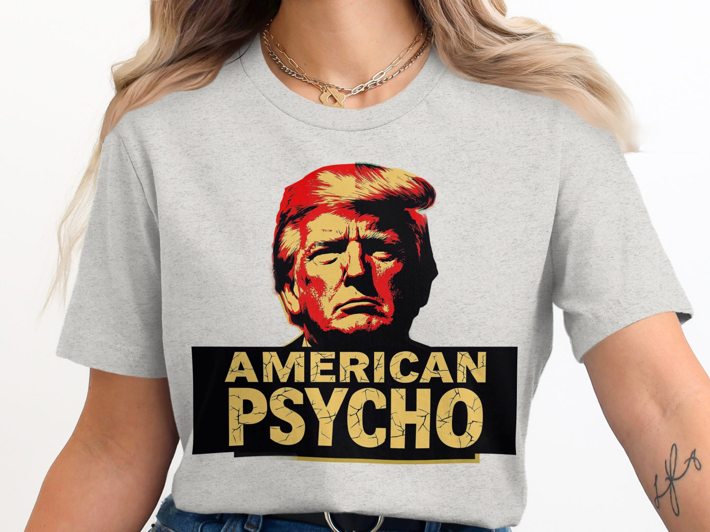 American Psycho Graphic with Red Hair Shirt product