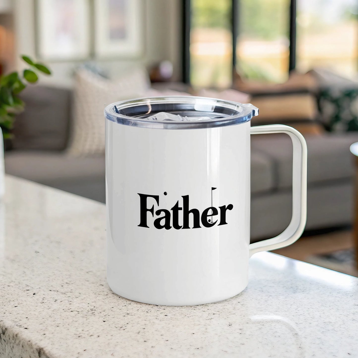 Father Print White Coffee Mug product
